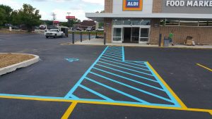 ADA Compliance line painting made easy