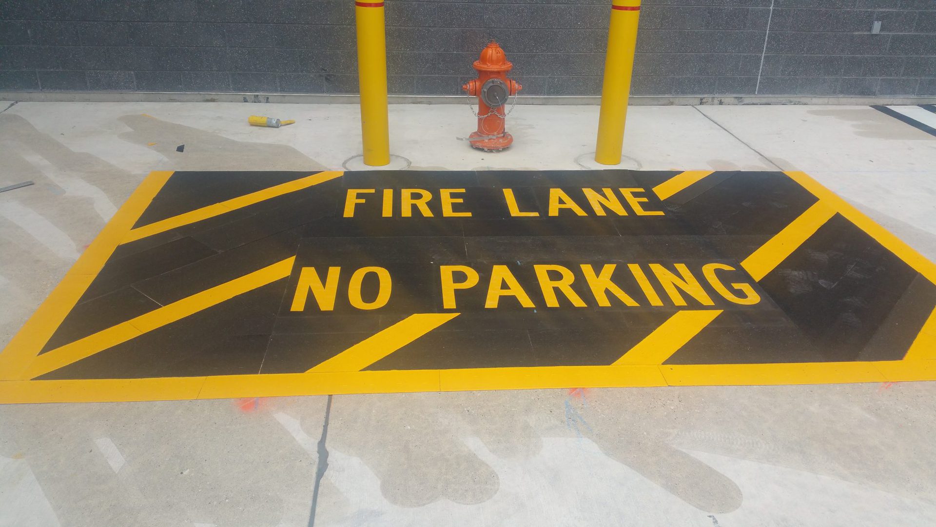 Thermoplastic Marking, Asphalt Repair, Pennsylvania 